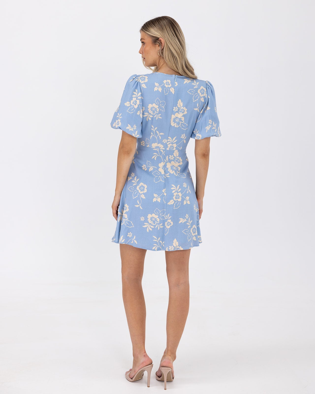 Marlowe Dress-Blue Flower
