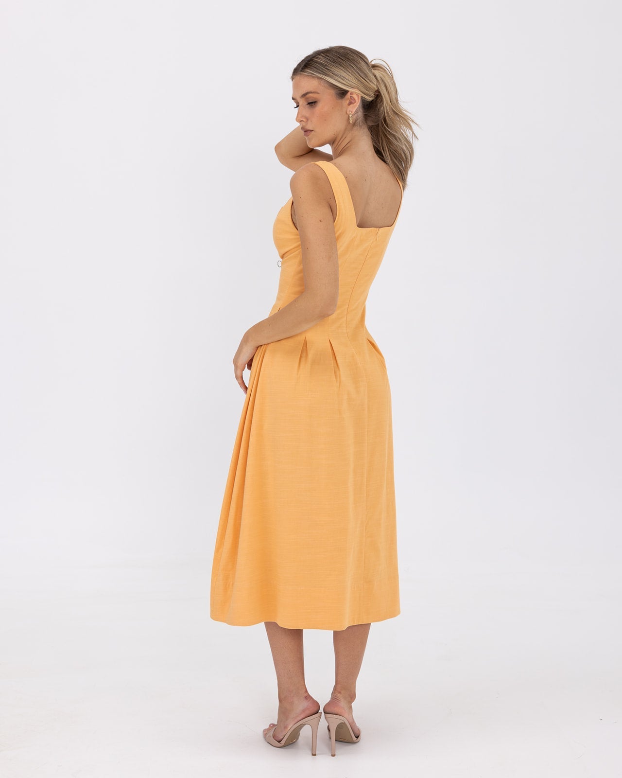 Paisley Dress-Yellow