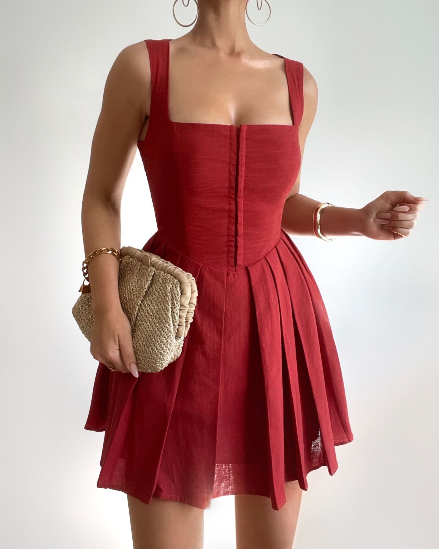 Angie Dress-Red