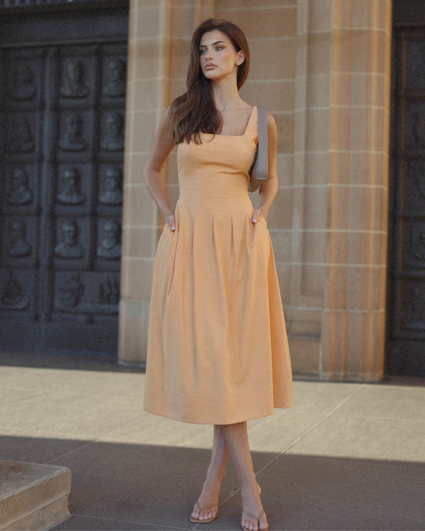 Paisley Dress-Yellow