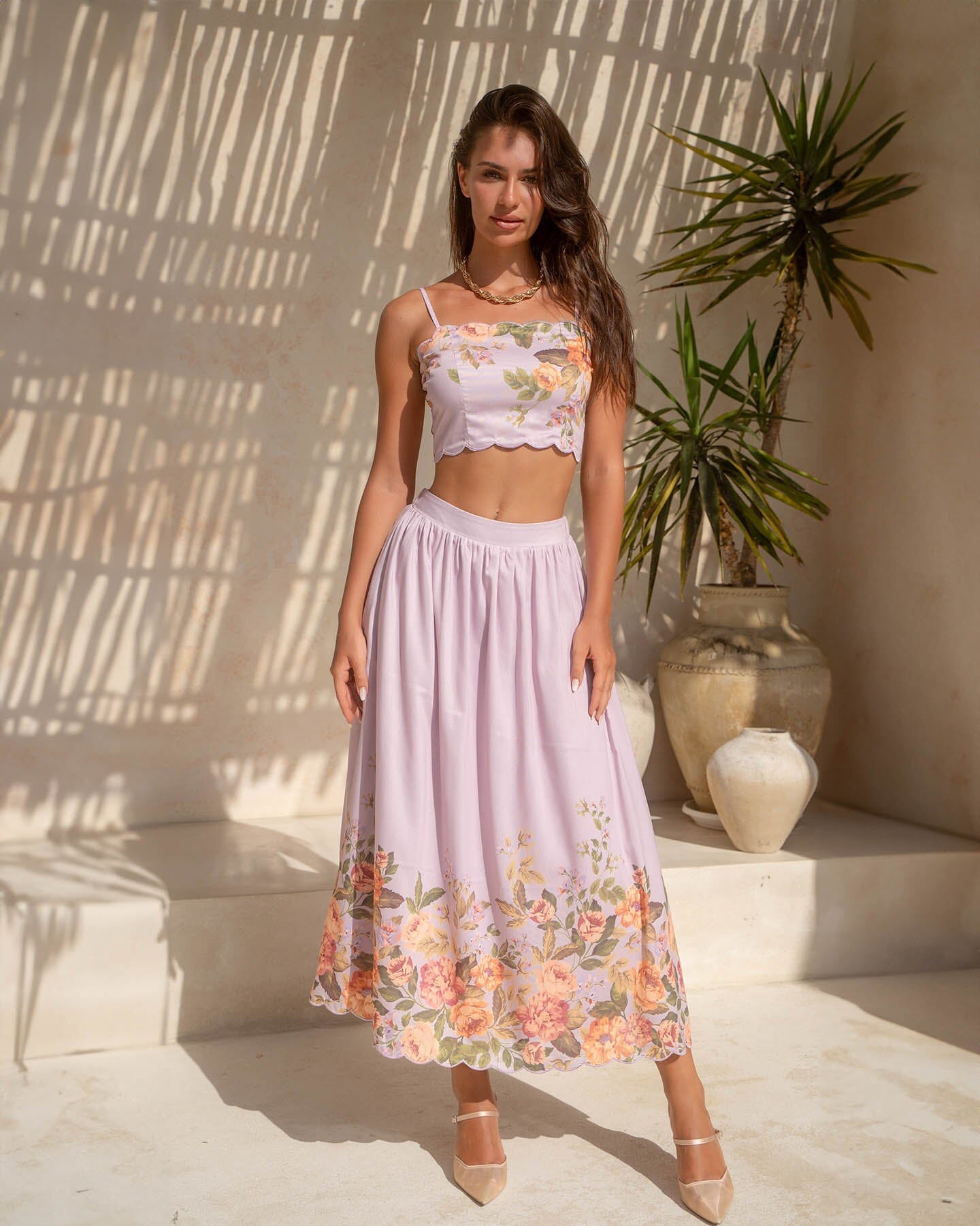 Rita Set - Purple Print