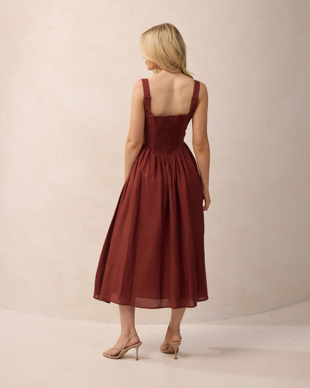 Alysha Dress-Brown