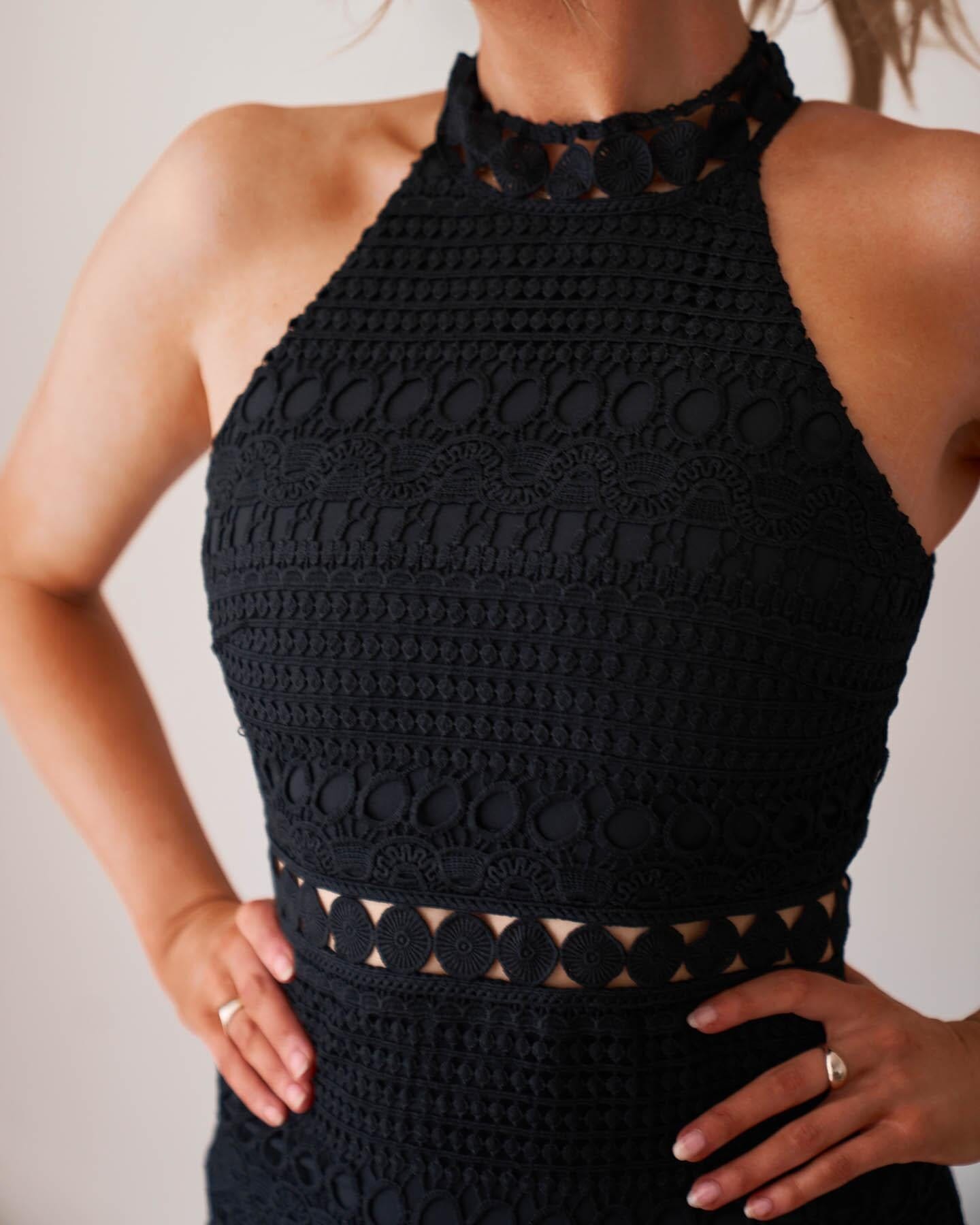Rivers Dress-Black