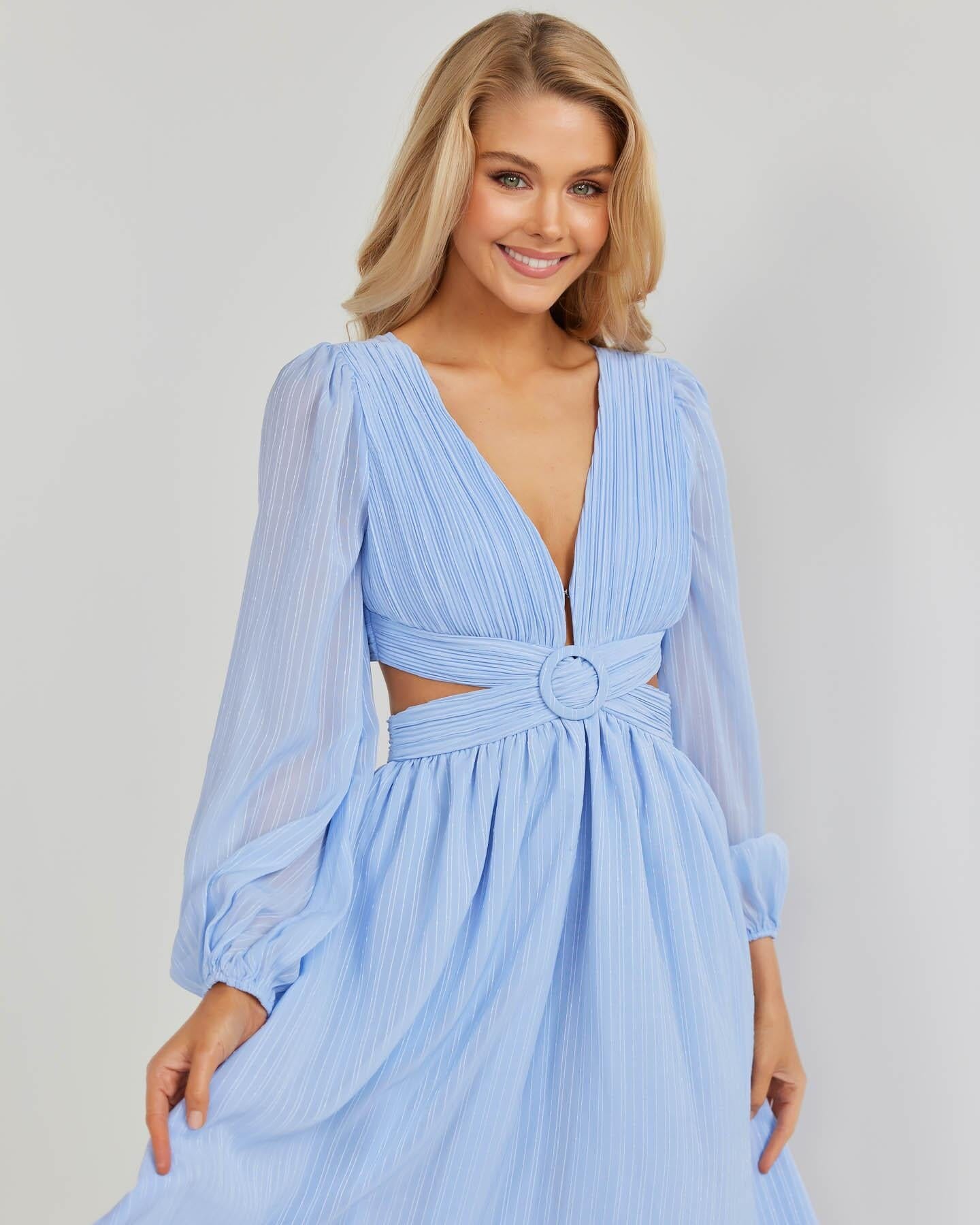 Leilani Dress-Blue
