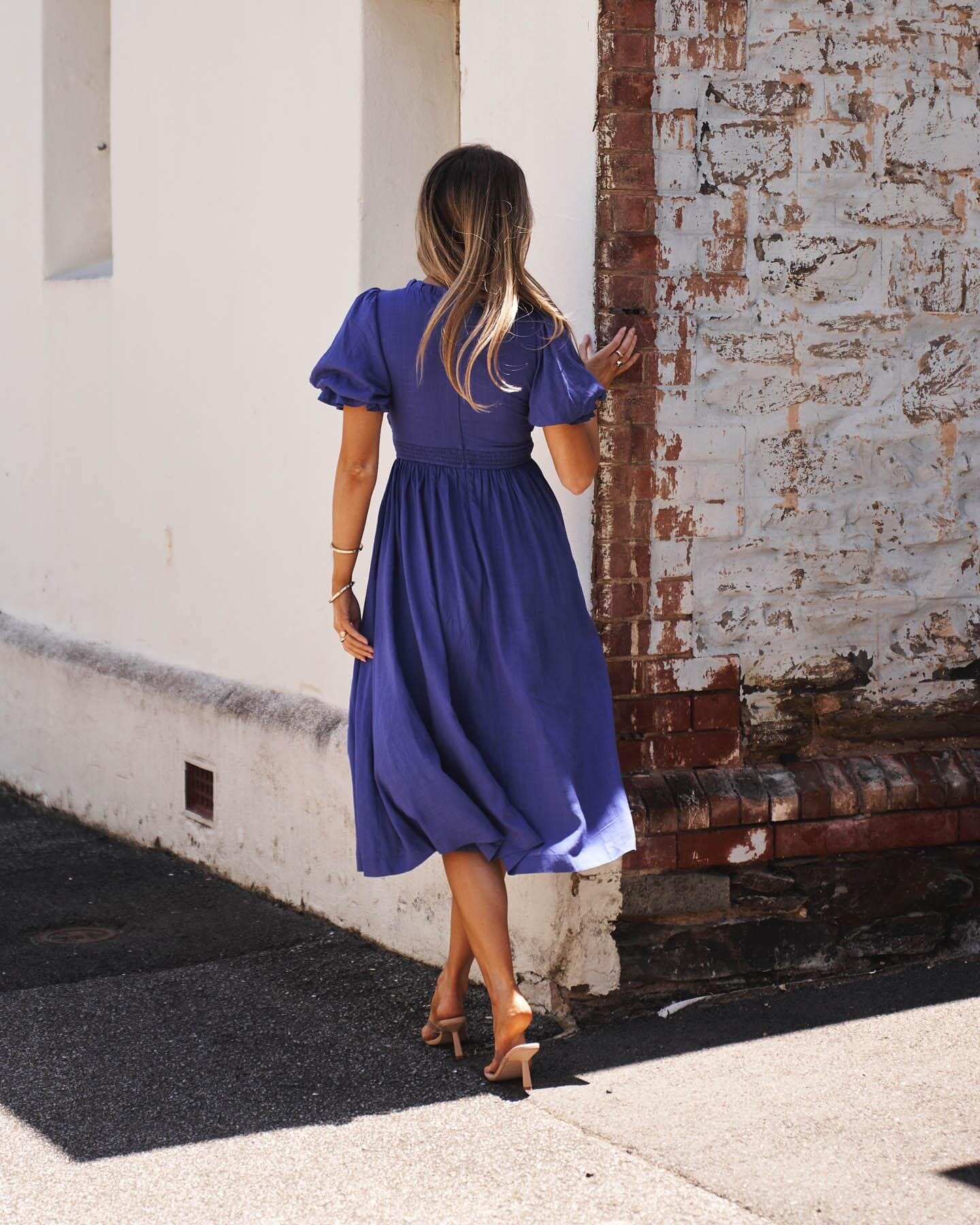 Katana Dress-Blue