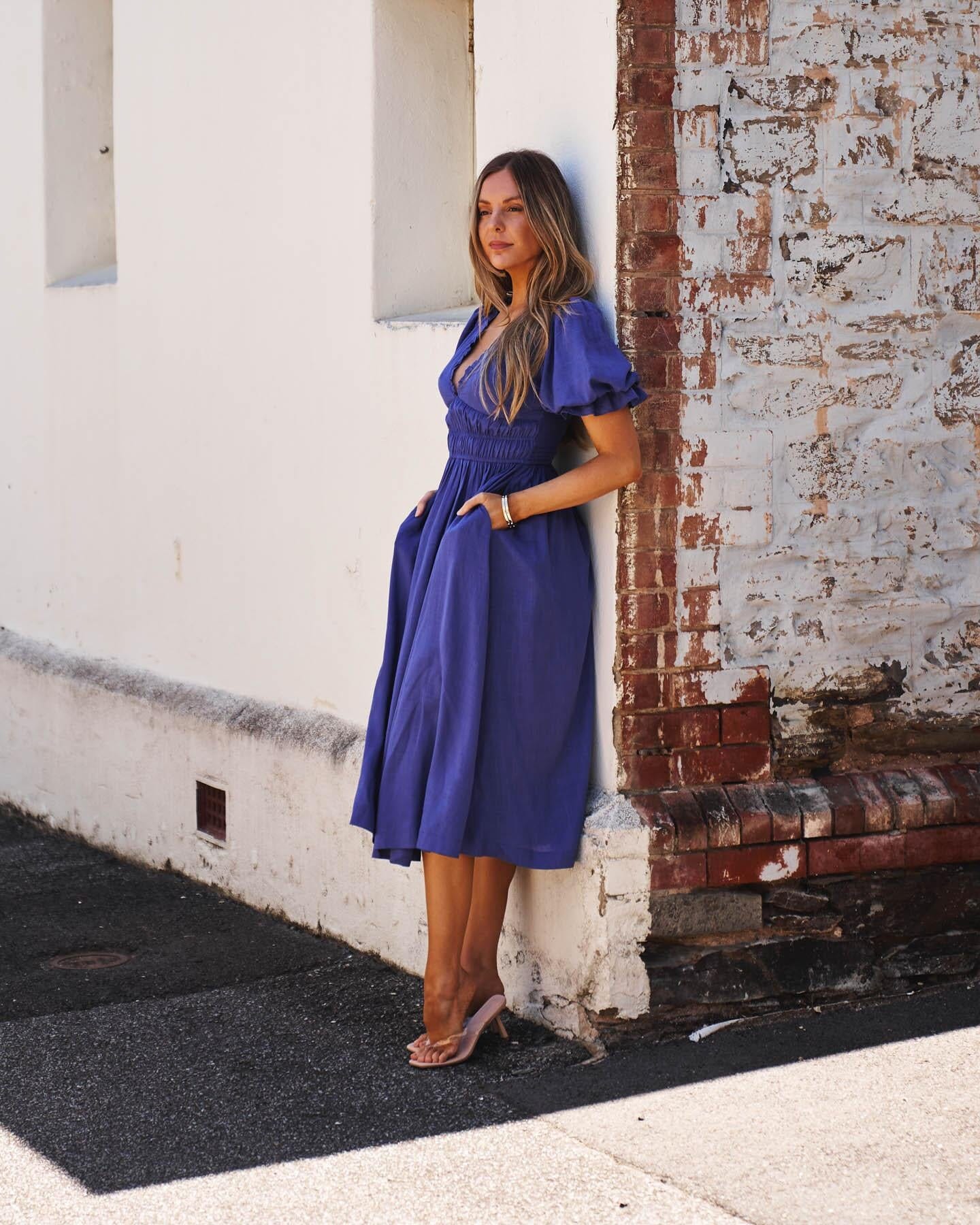 Katana Dress-Blue