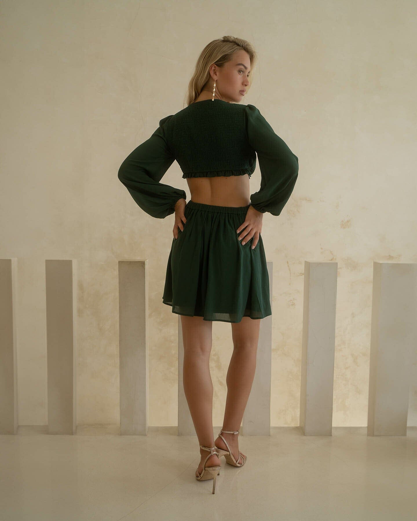Wrenley Dress - Emerald Green
