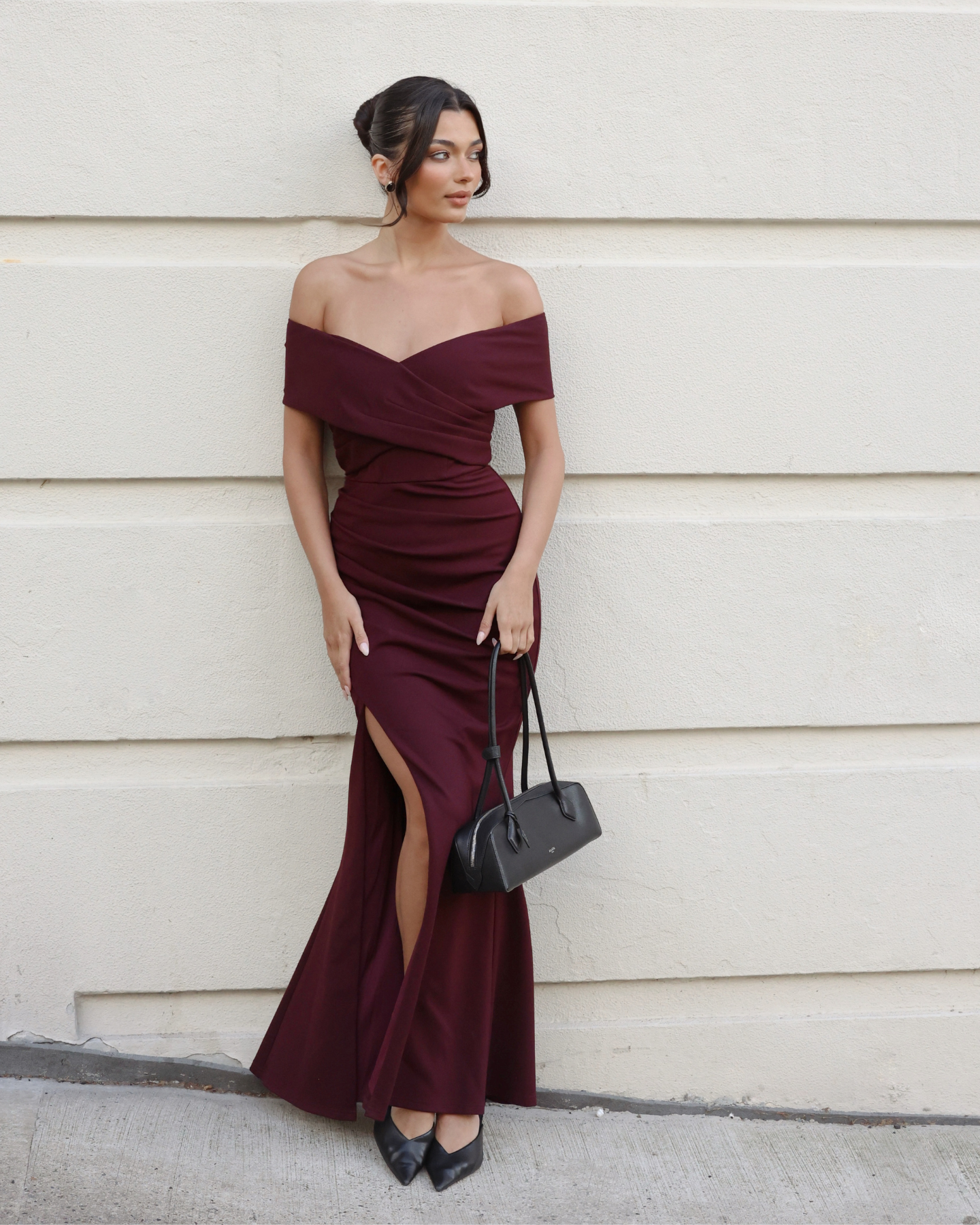 Briana Dress-Mahogany
