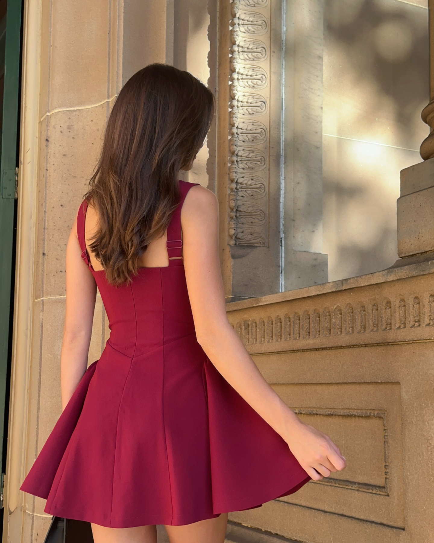 Dorothy Dress-Wine