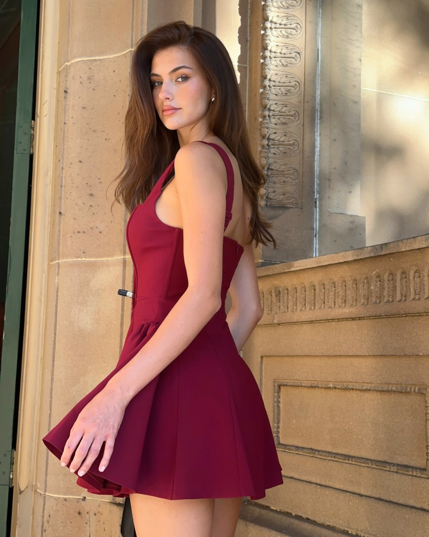Dorothy Dress-Wine