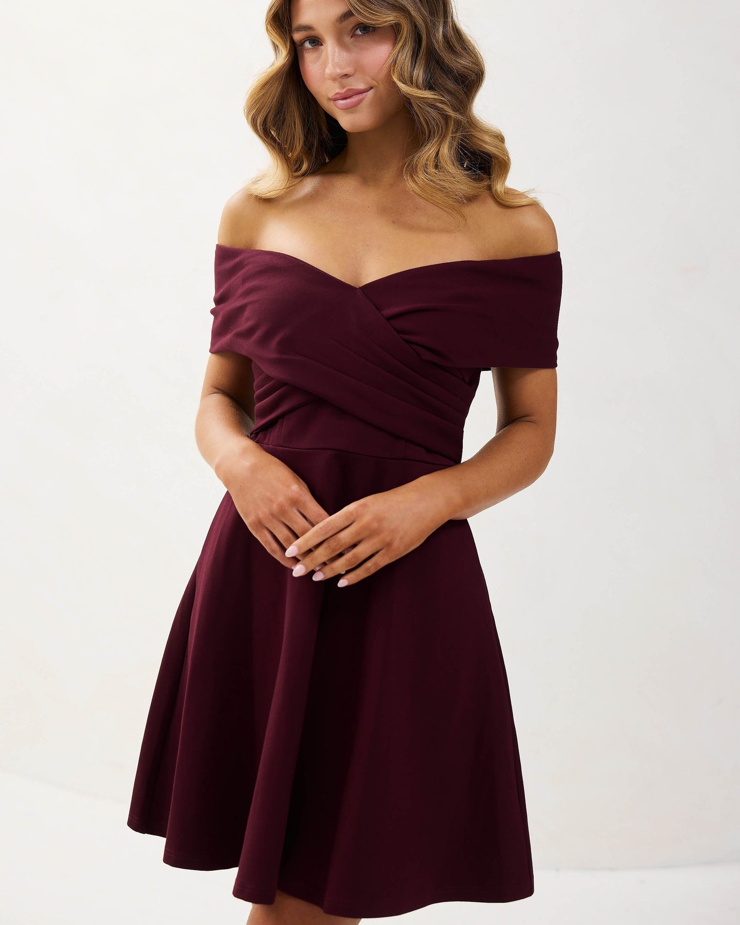 Britt Dress-Mahogany