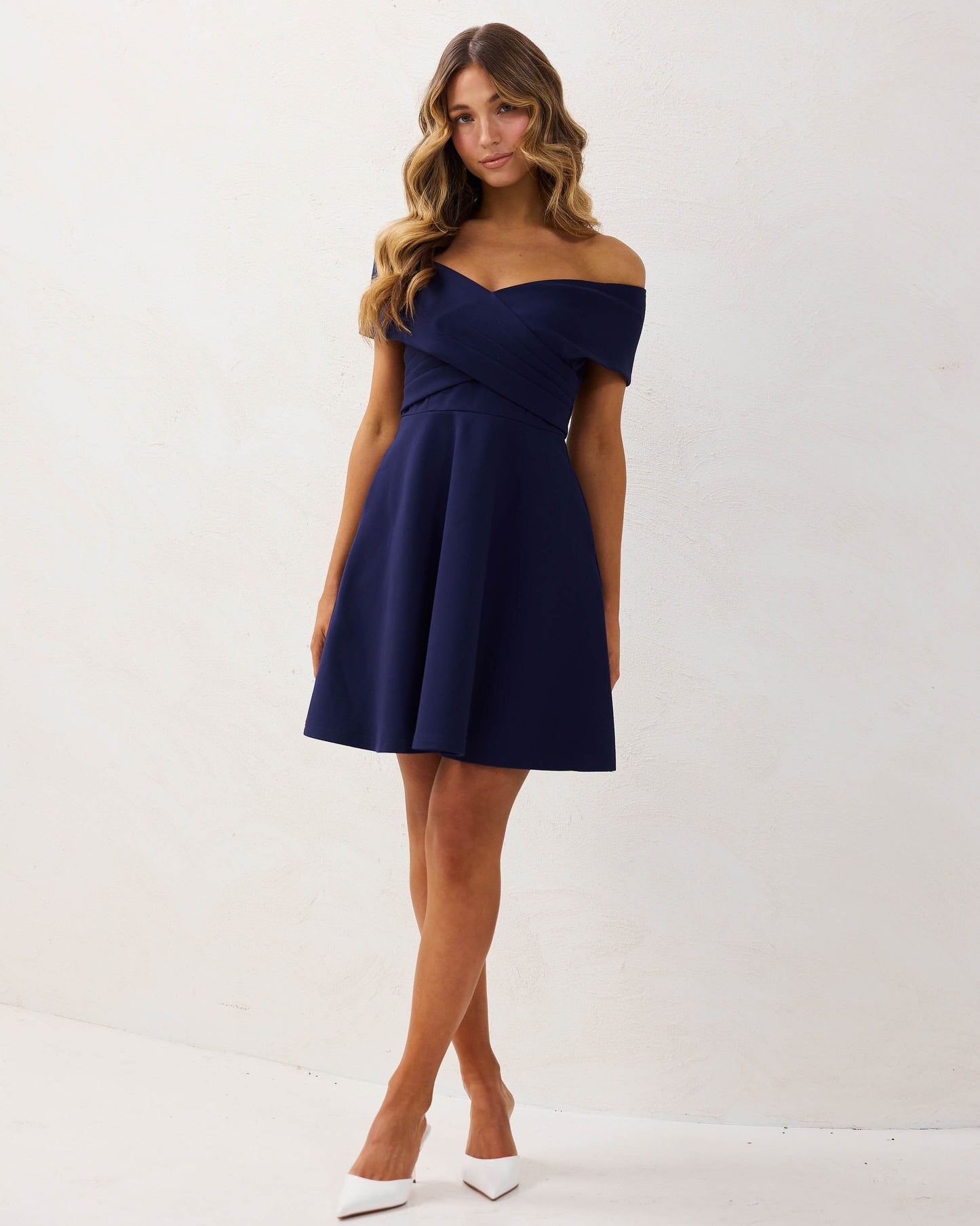 Britt Dress-Navy