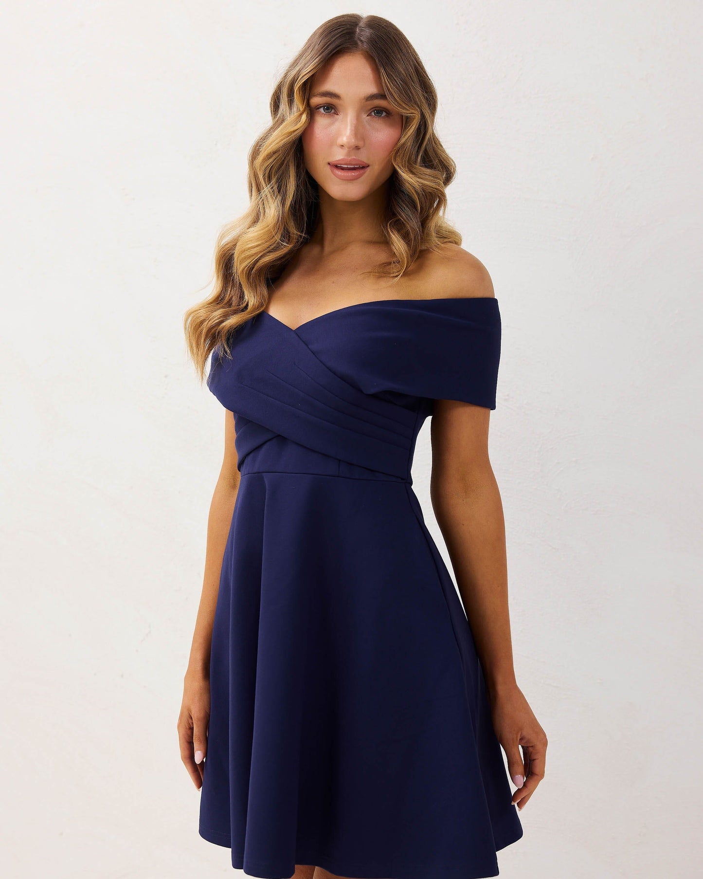 Britt Dress-Navy