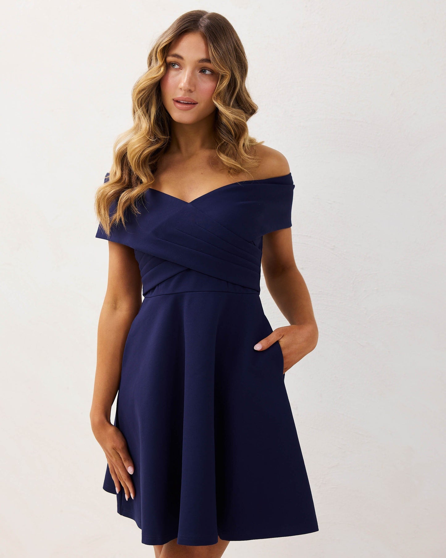 Britt Dress-Navy