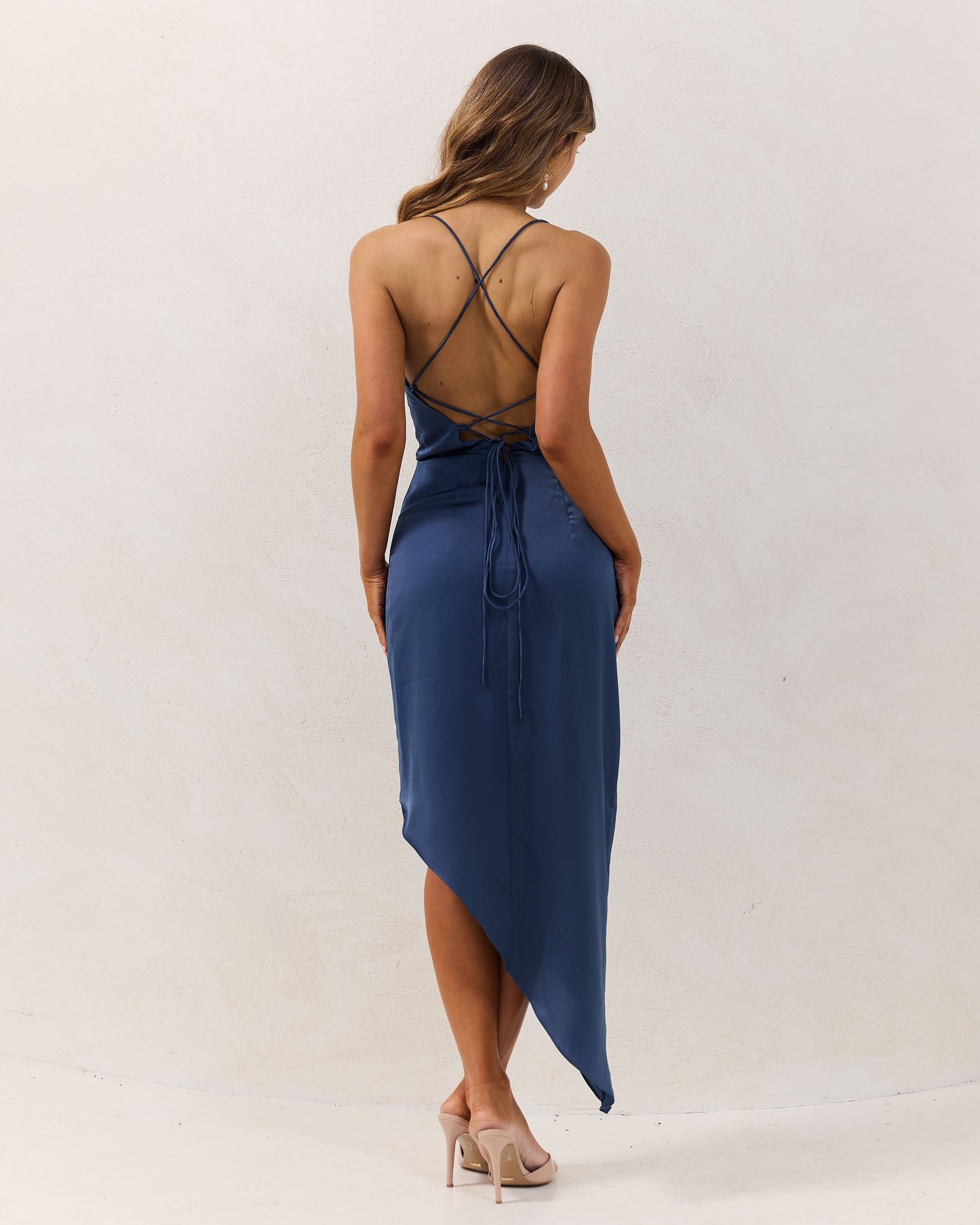 Maeve Dress-Steel Blue