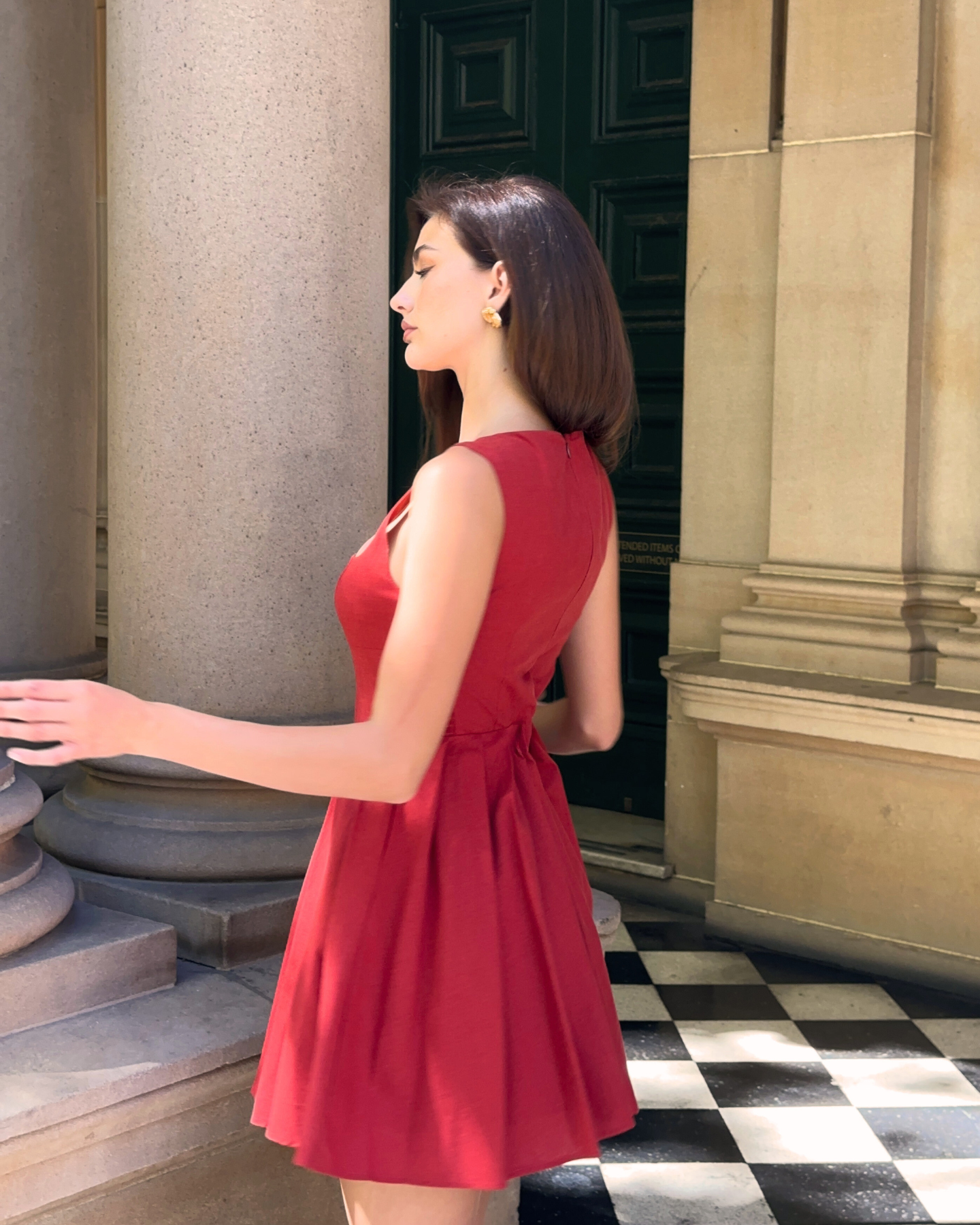 Angie Dress-Red
