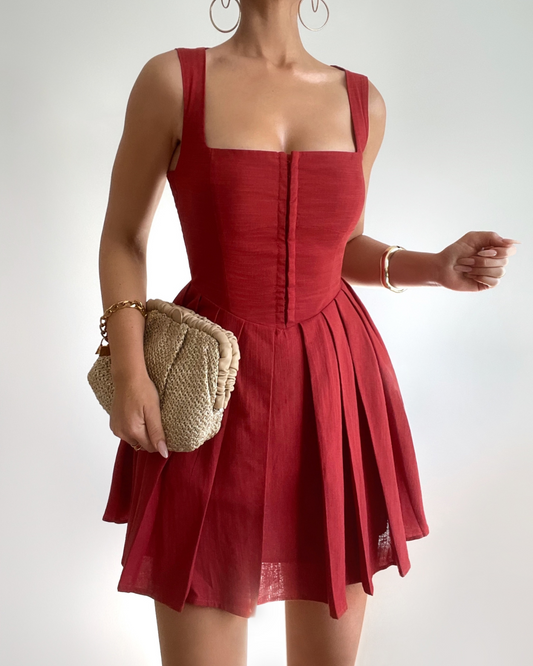 Angie Dress-Red