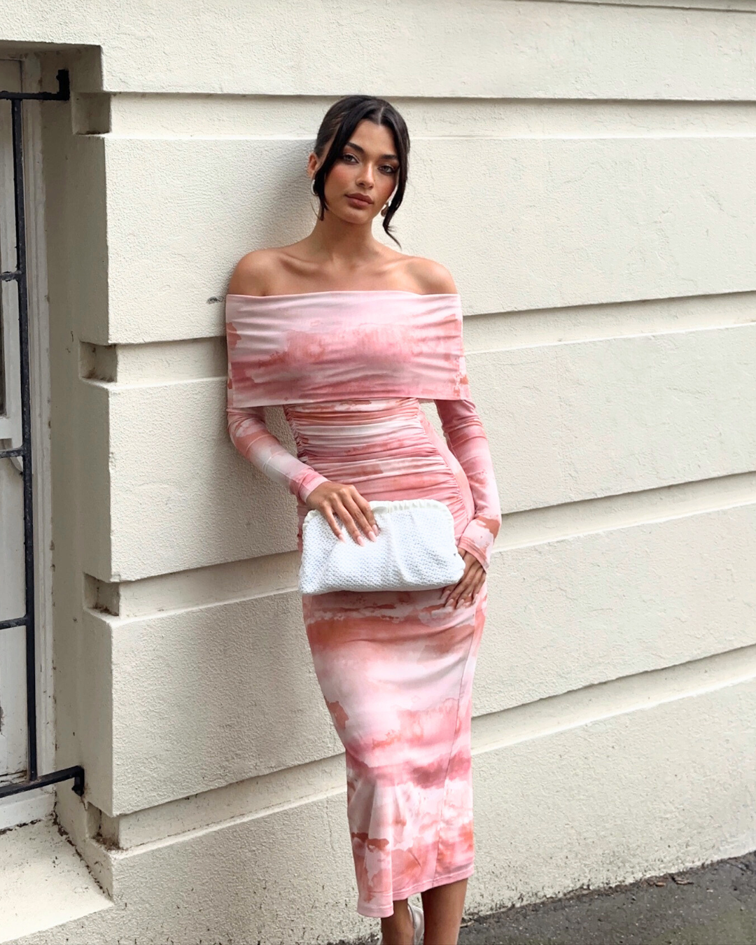Audrey Dress-Pink