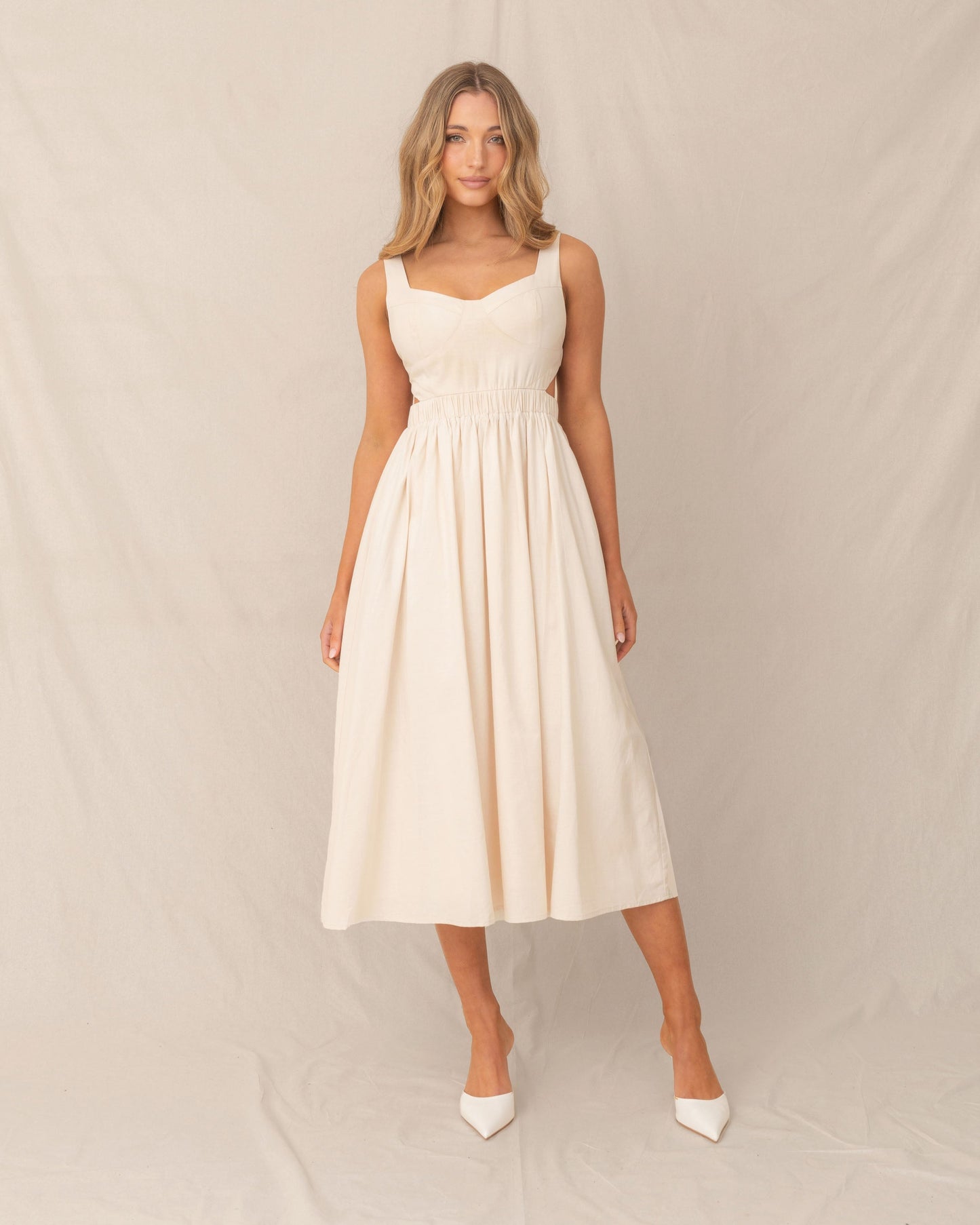 Tayler Dress-Cream