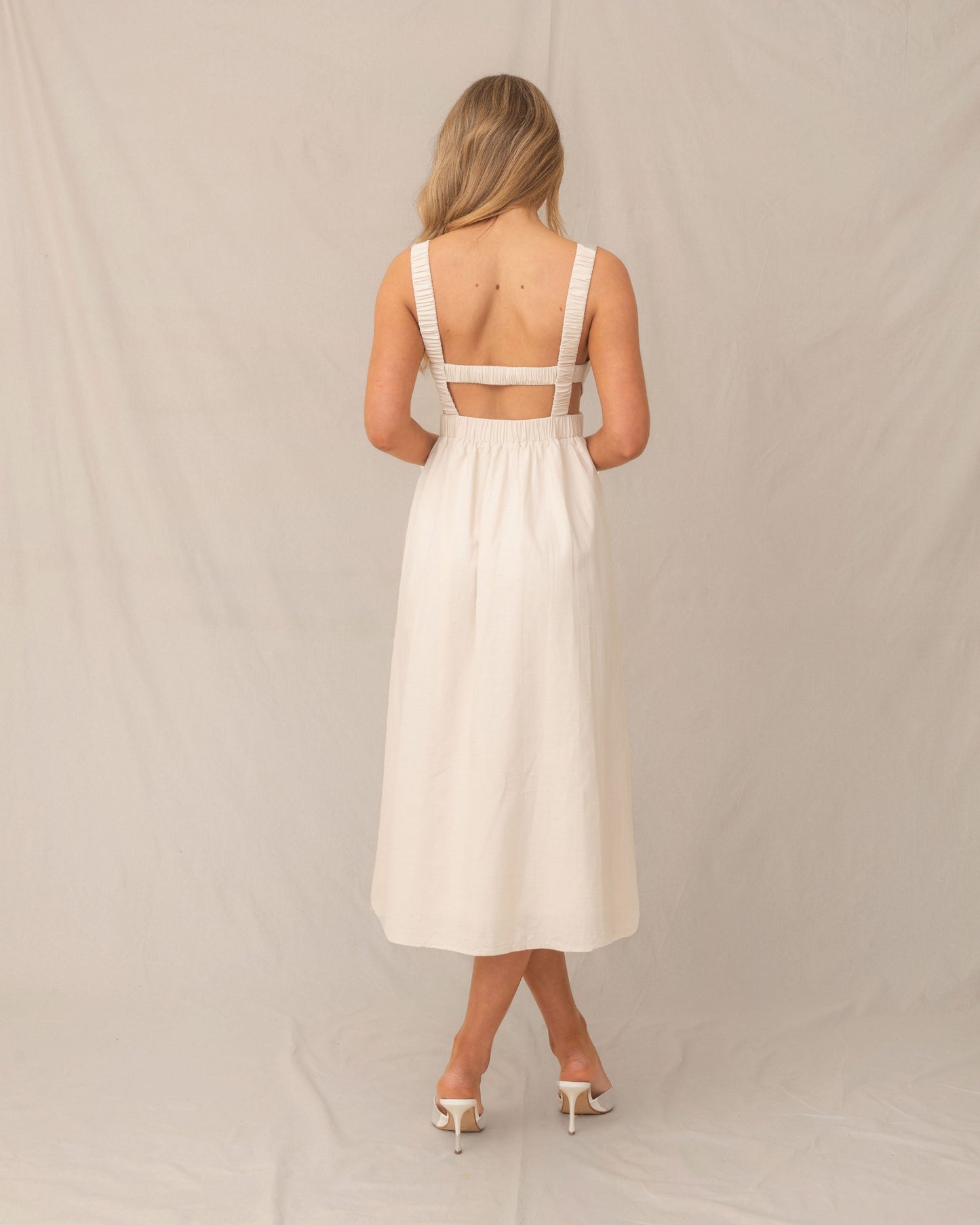 Tayler Dress-Cream