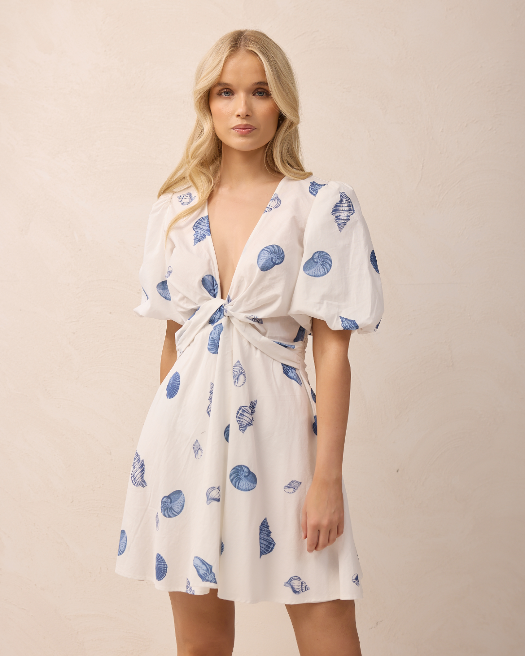 Ruth Dress- Blue Print