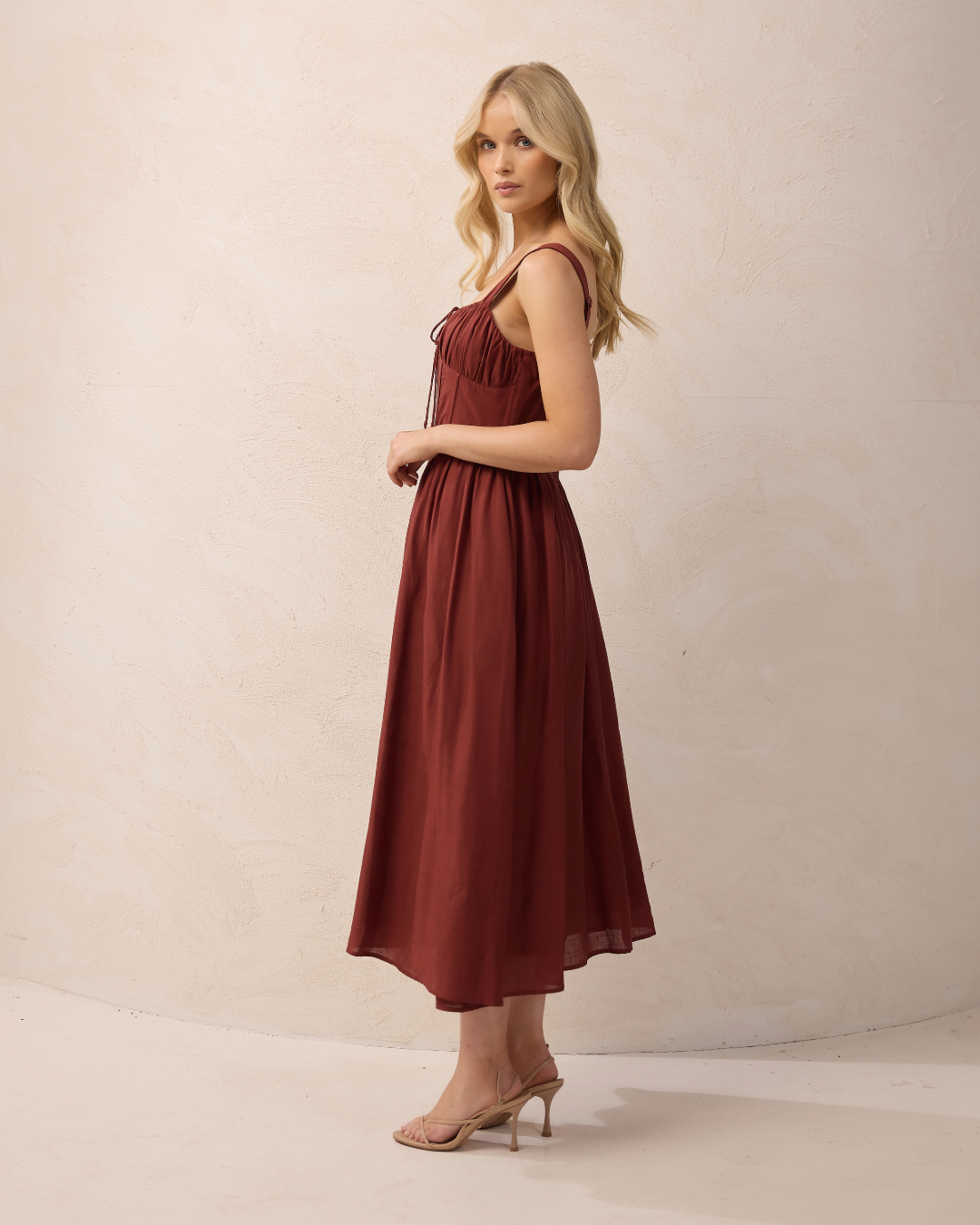 Alysha Dress-Brown