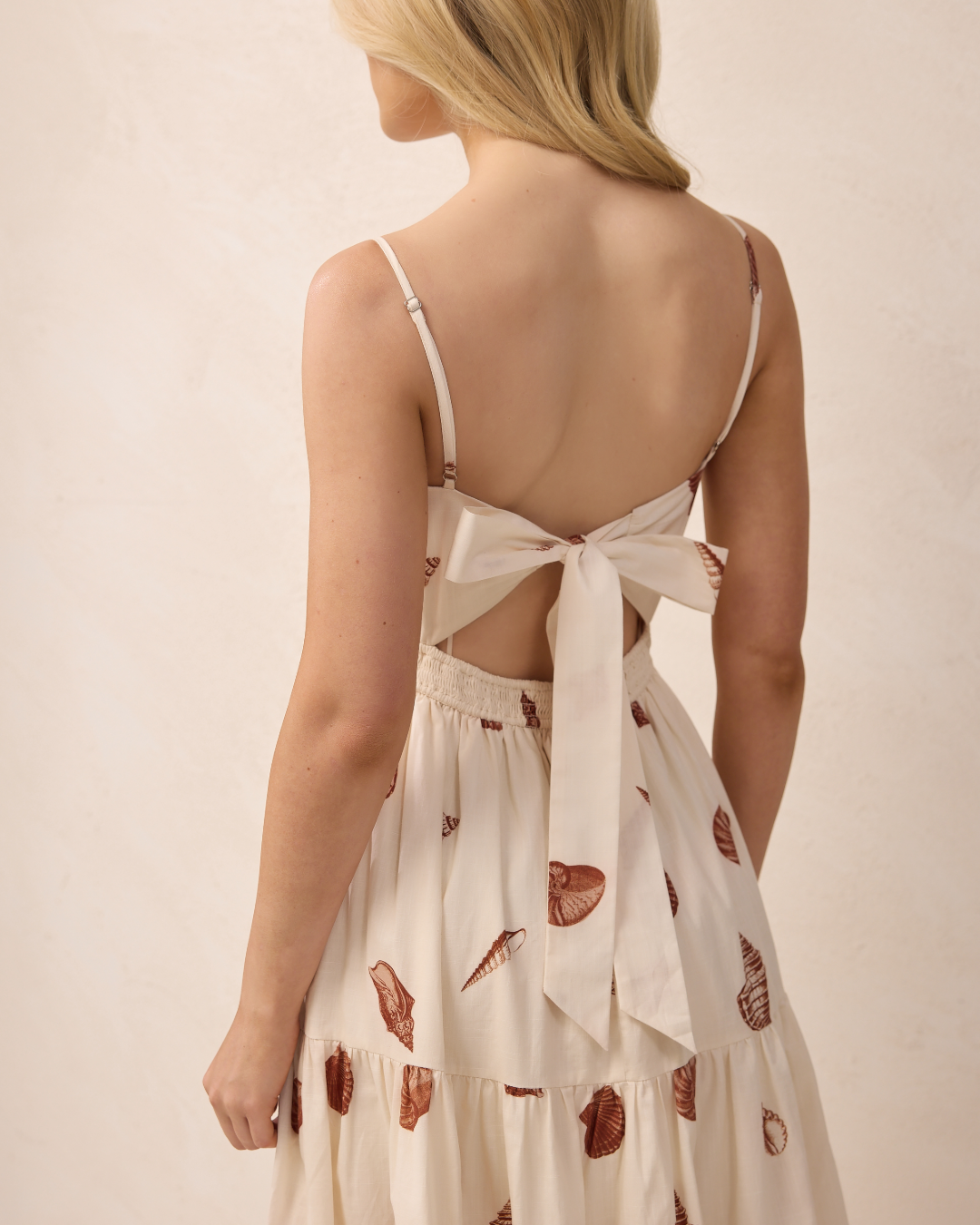 Kylie Dress-Brown Print