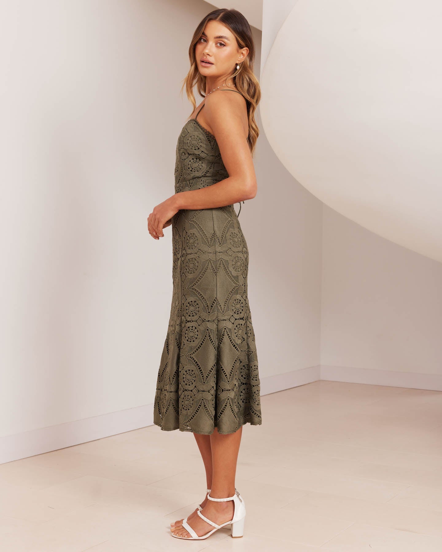 Serenity Dress-Khaki