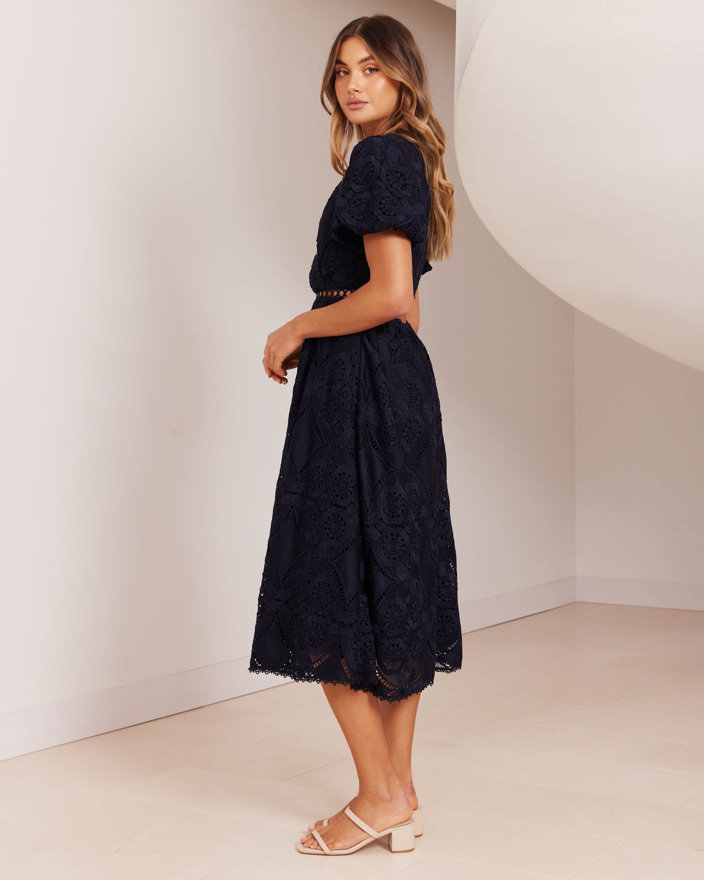 Kennedy Dress-Navy