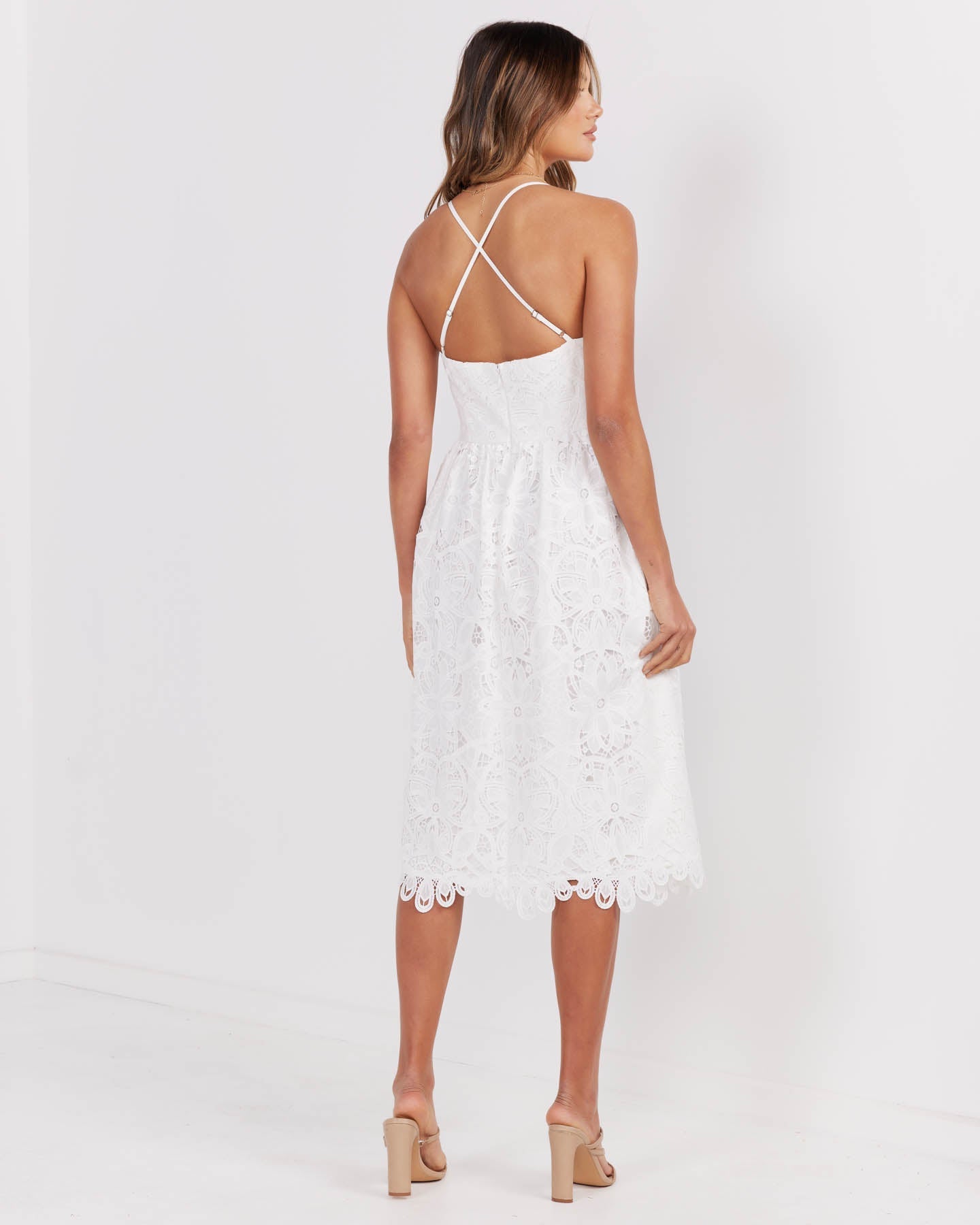Norah Dress-White