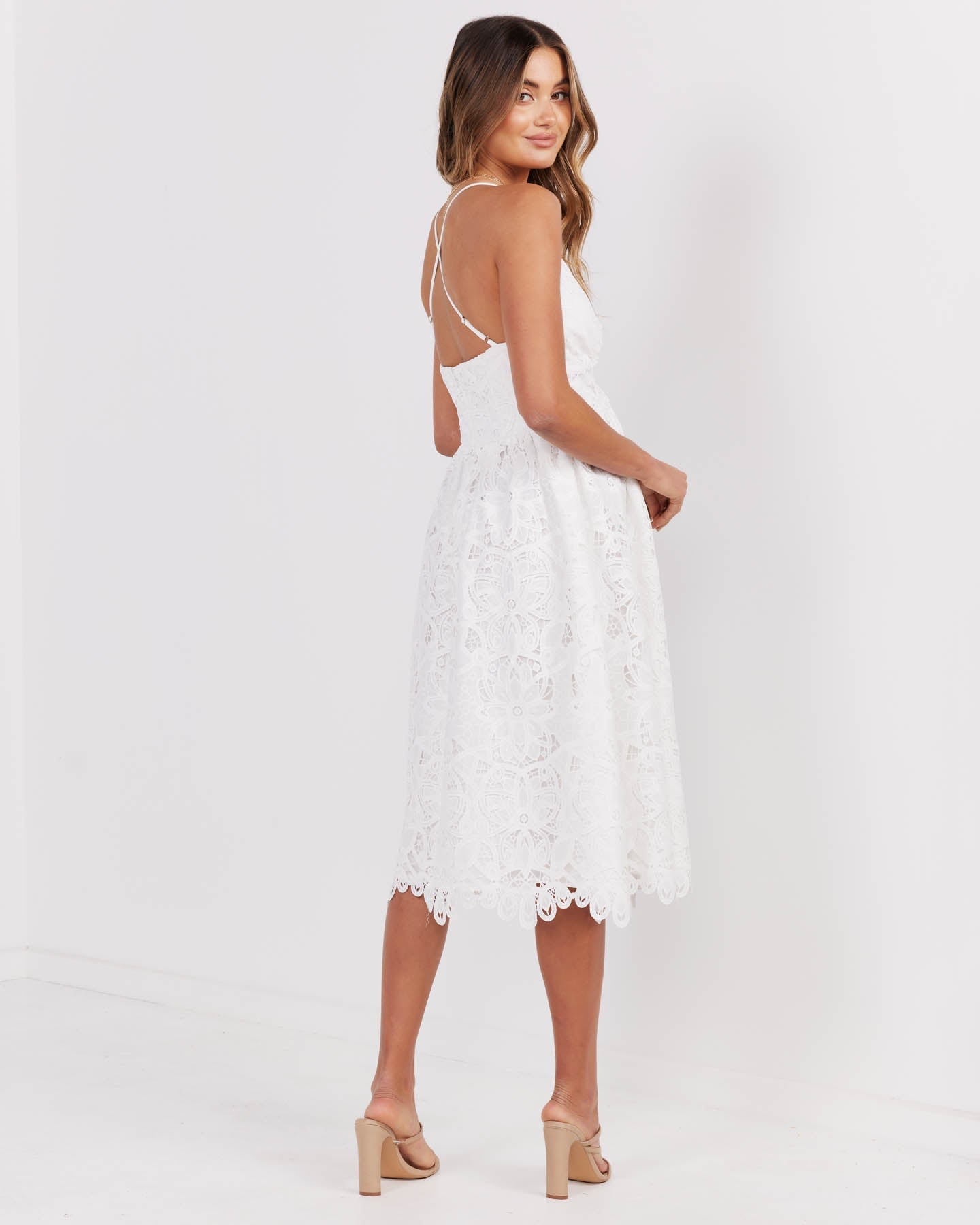 Norah Dress-White