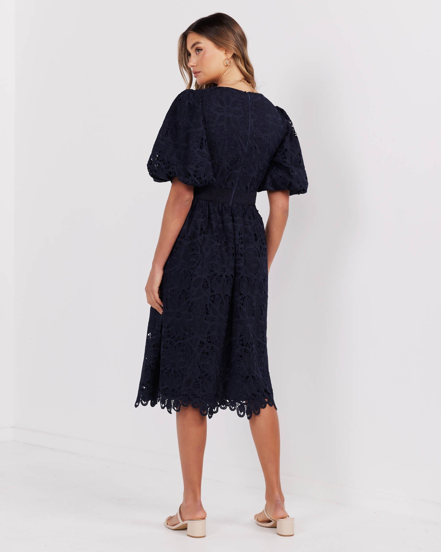 Londyn Dress-Navy