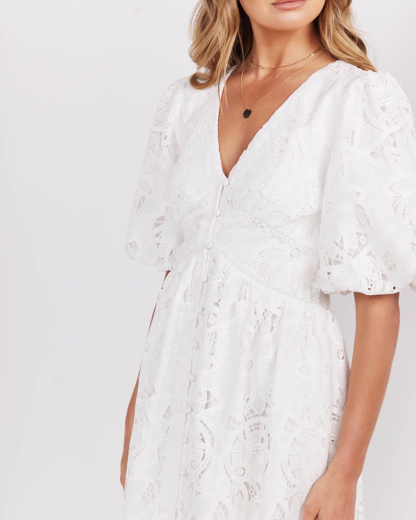 Londyn Dress-White